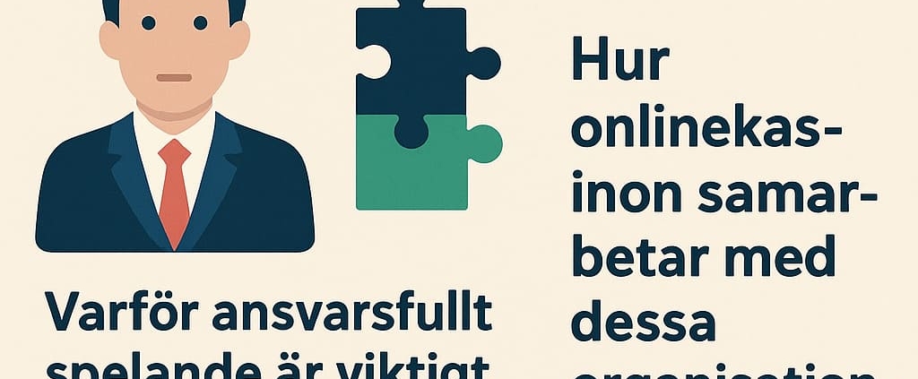 Förhållandet mellan onlinekasinon och organisationer för ansvarsfullt spelande