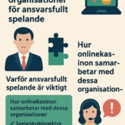 Förhållandet mellan onlinekasinon och organisationer för ansvarsfullt spelande