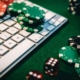 An image of online casino laptop