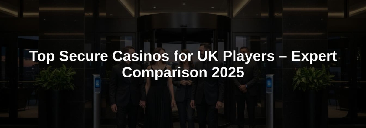 top secure casinos for uk players hero header image