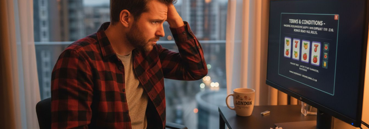 Man puzzled at online UK casino slot