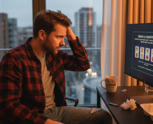 Man puzzled at online UK casino slot