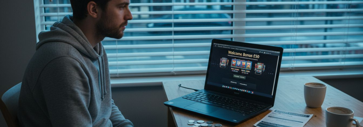 UK player checking casino welcome bonus