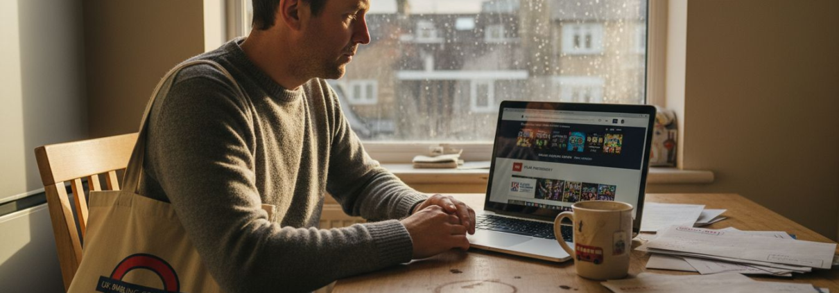 Man verifies UK licensed casino website