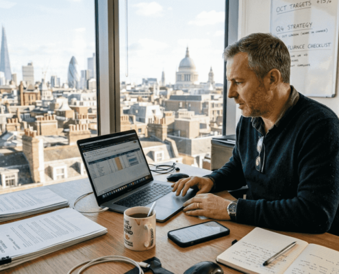 Casino affiliate manager working in London office